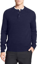 Lang Ärmel Henley Pullover