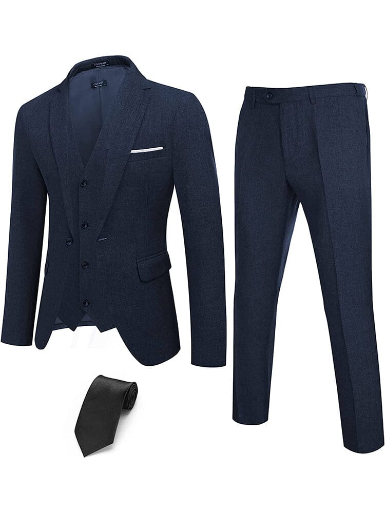 4-Teil One Knopf Blazer Anzug Sets