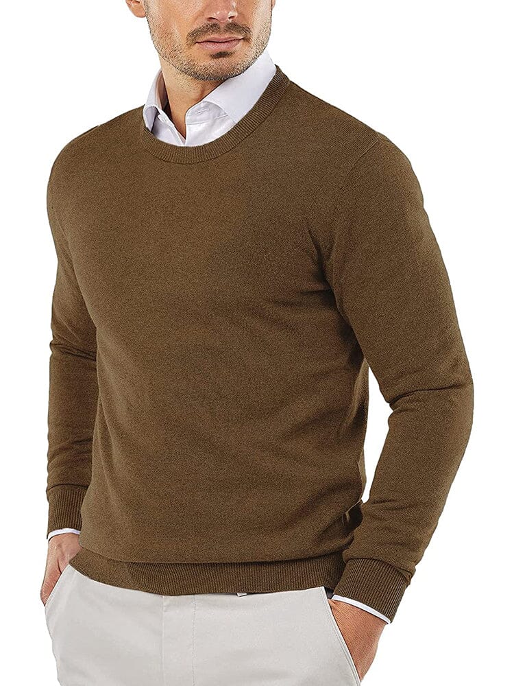 Crew Neck Slim Fit Pullover Strick Pullover
