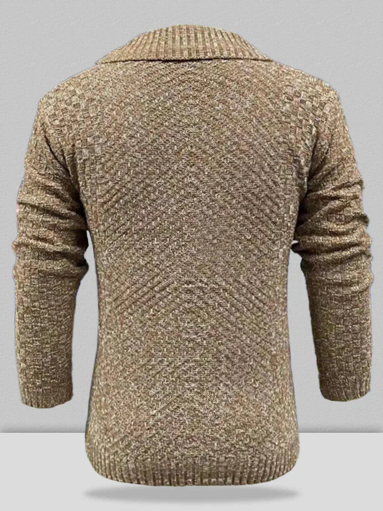 Lang-sleeved Chunky Strick Pullover