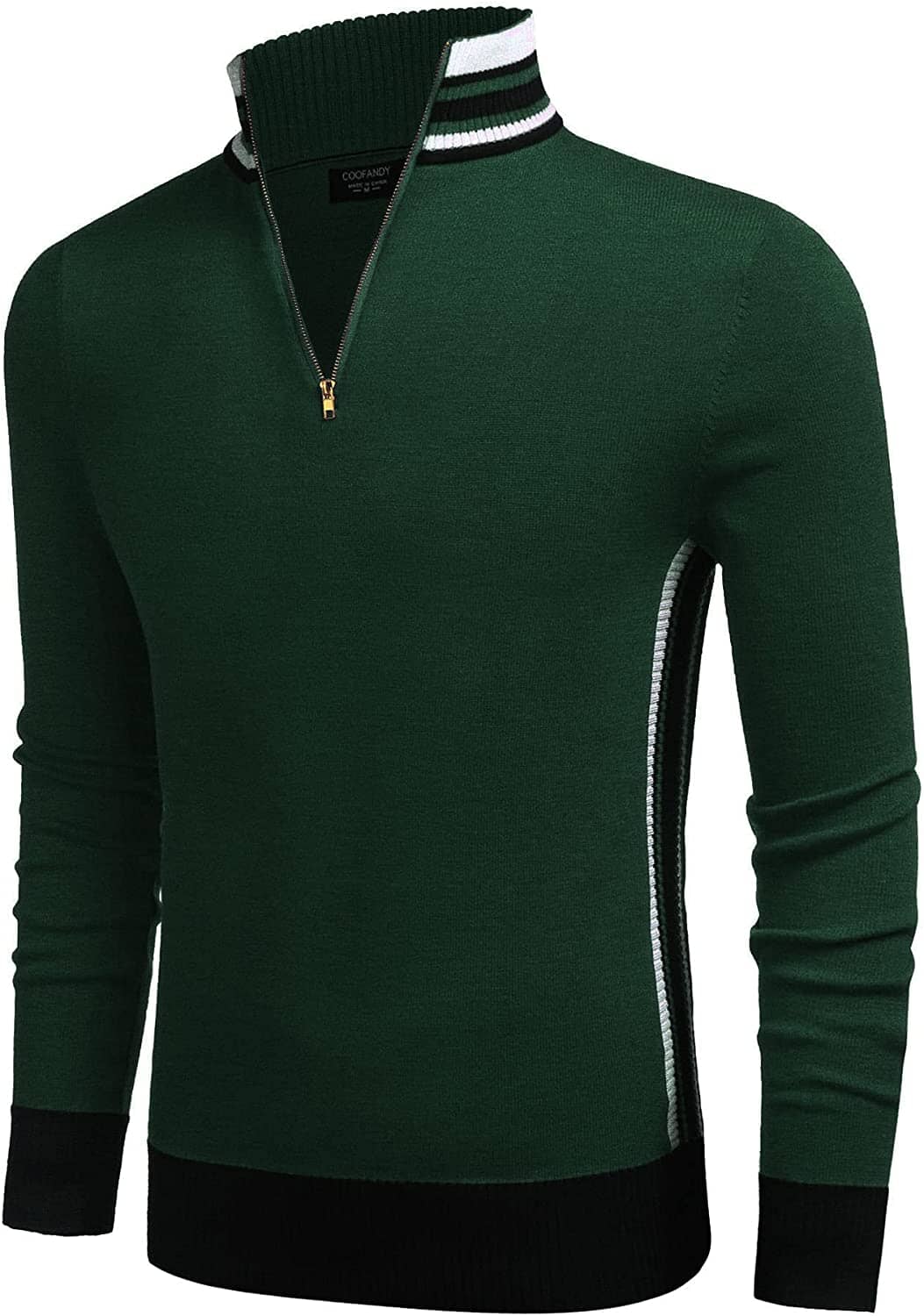 Gestreift Kragen Pullover Pullover