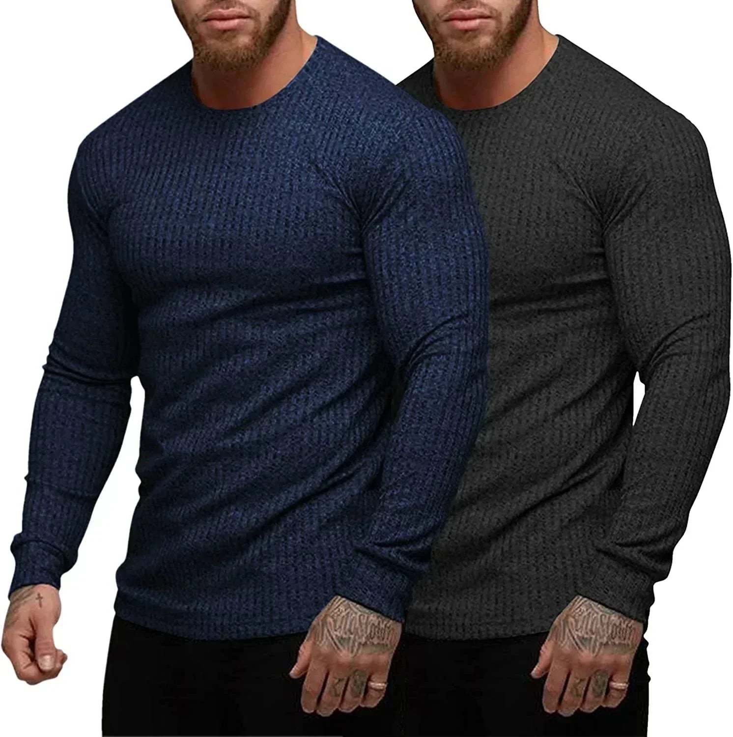 2-Pack Stretch Gym Bodybuilding T-Hemd