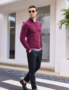 Quarter Zippper Mock Neck Pullover Pullover