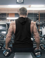 Workout Bodybuilding Muscle Sleeveless Mit Kapuze Tank Top