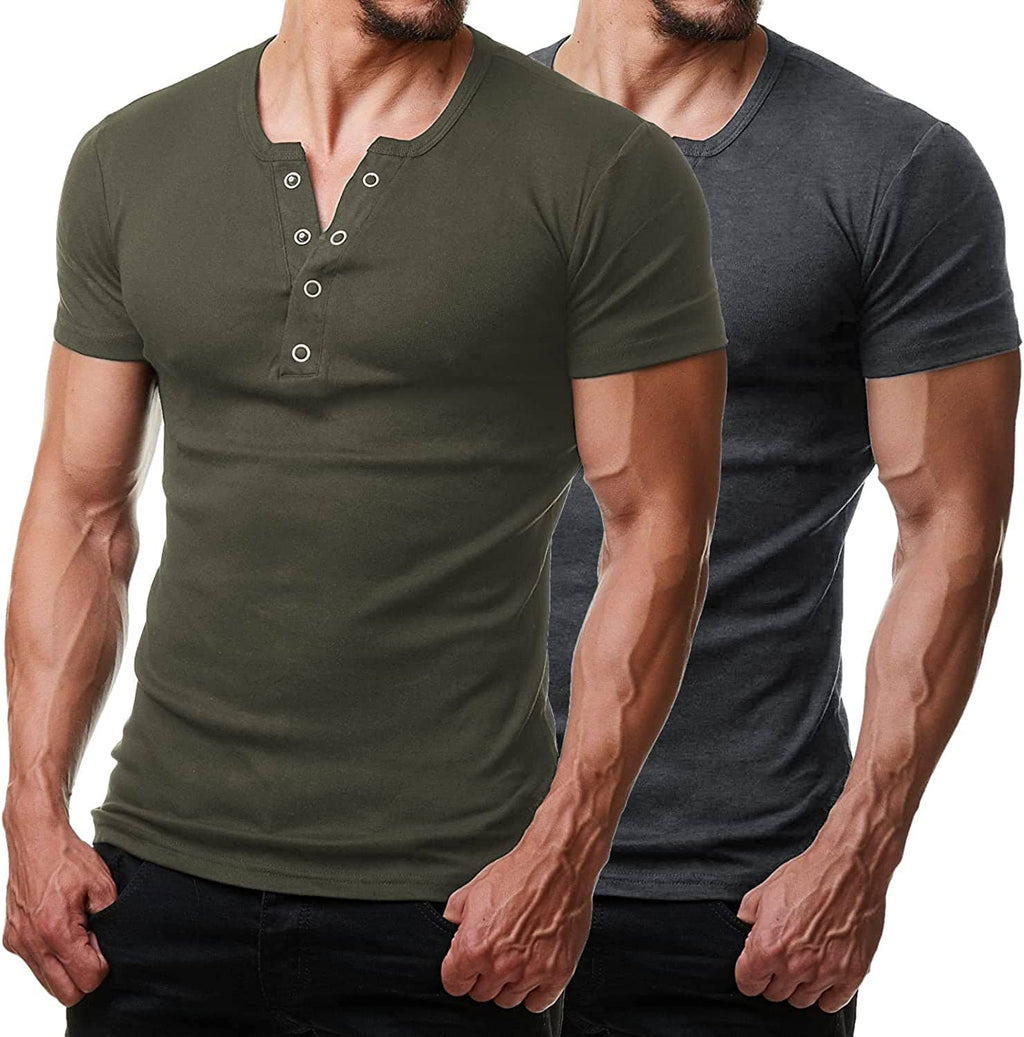 2 Pack Kurz Ärmel Workout Gym T-Hemd