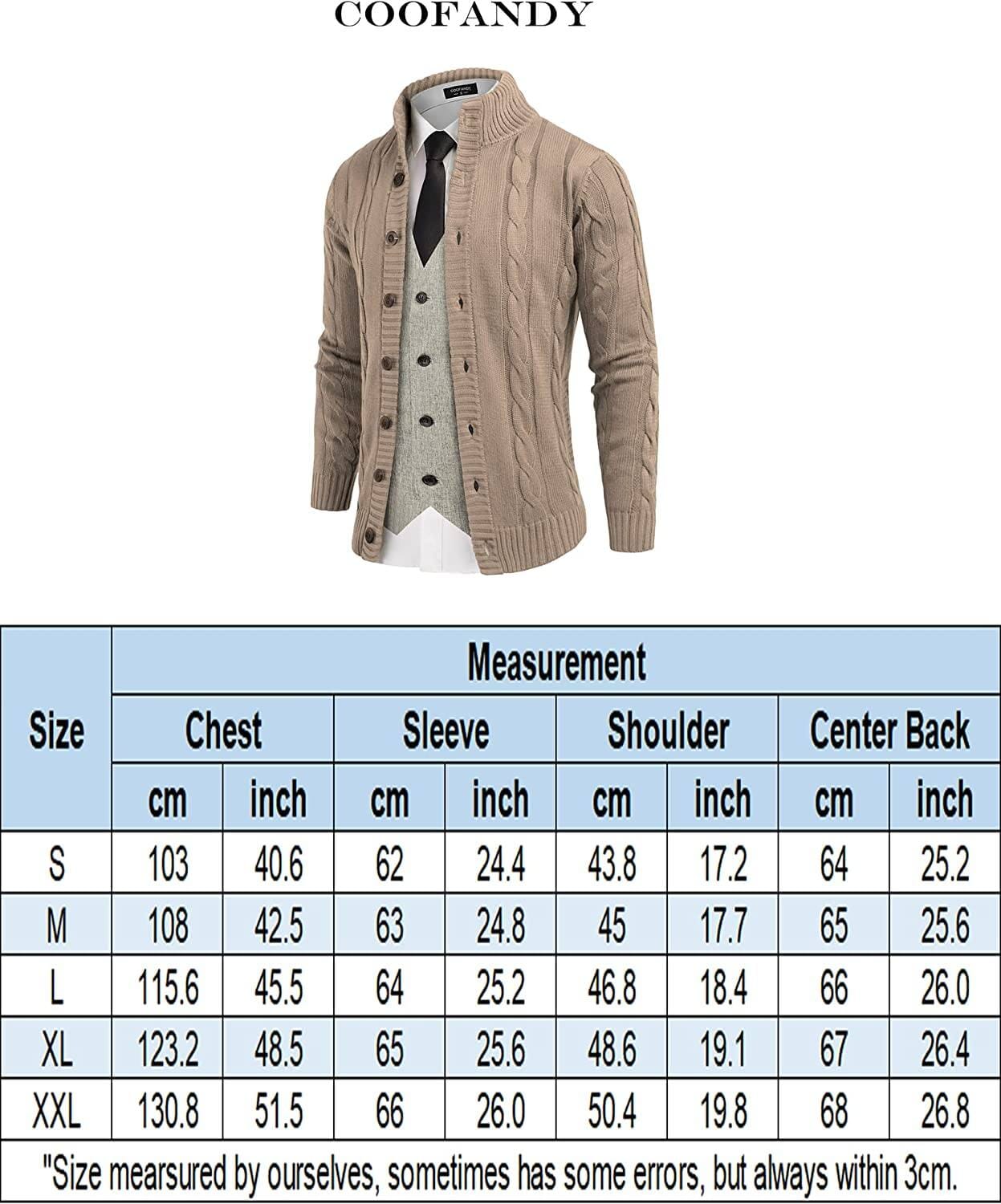 Cardigan Cable Knitted Button Down Sweater