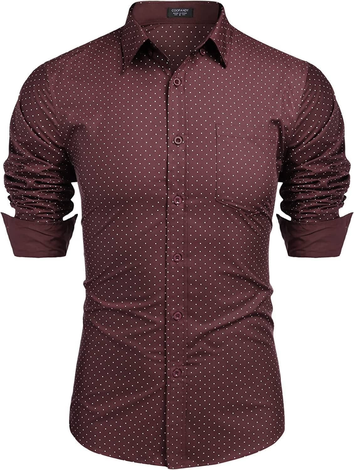 Men's Casual Lang Ärmel Hemd (US Only)