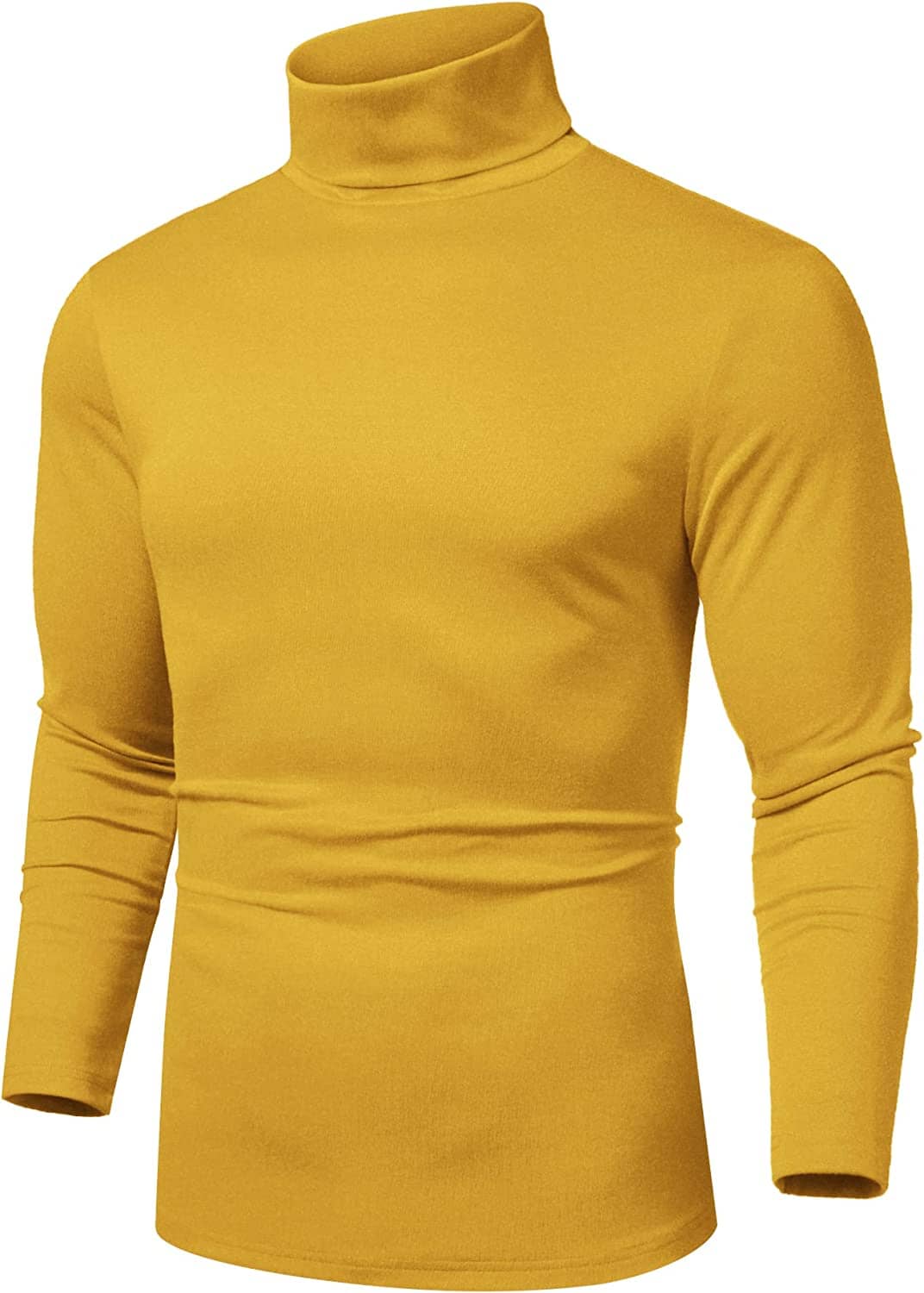 Slim Fit Basic Rollkragen Strick Pullover Pullover