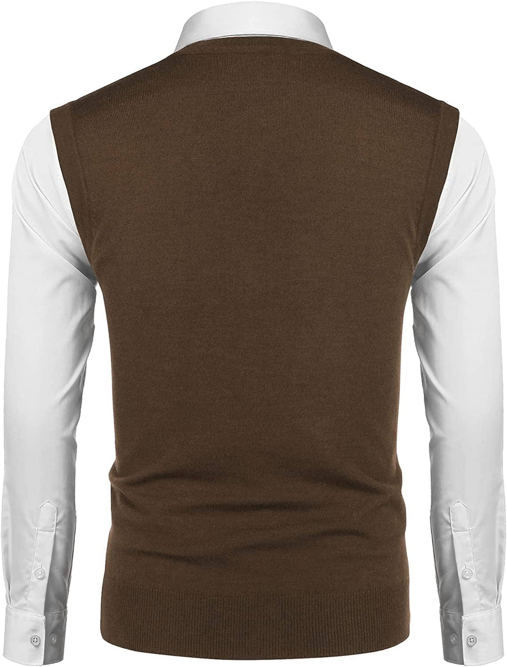Casual Sleeveless Strick Knopf Cardigan Weste