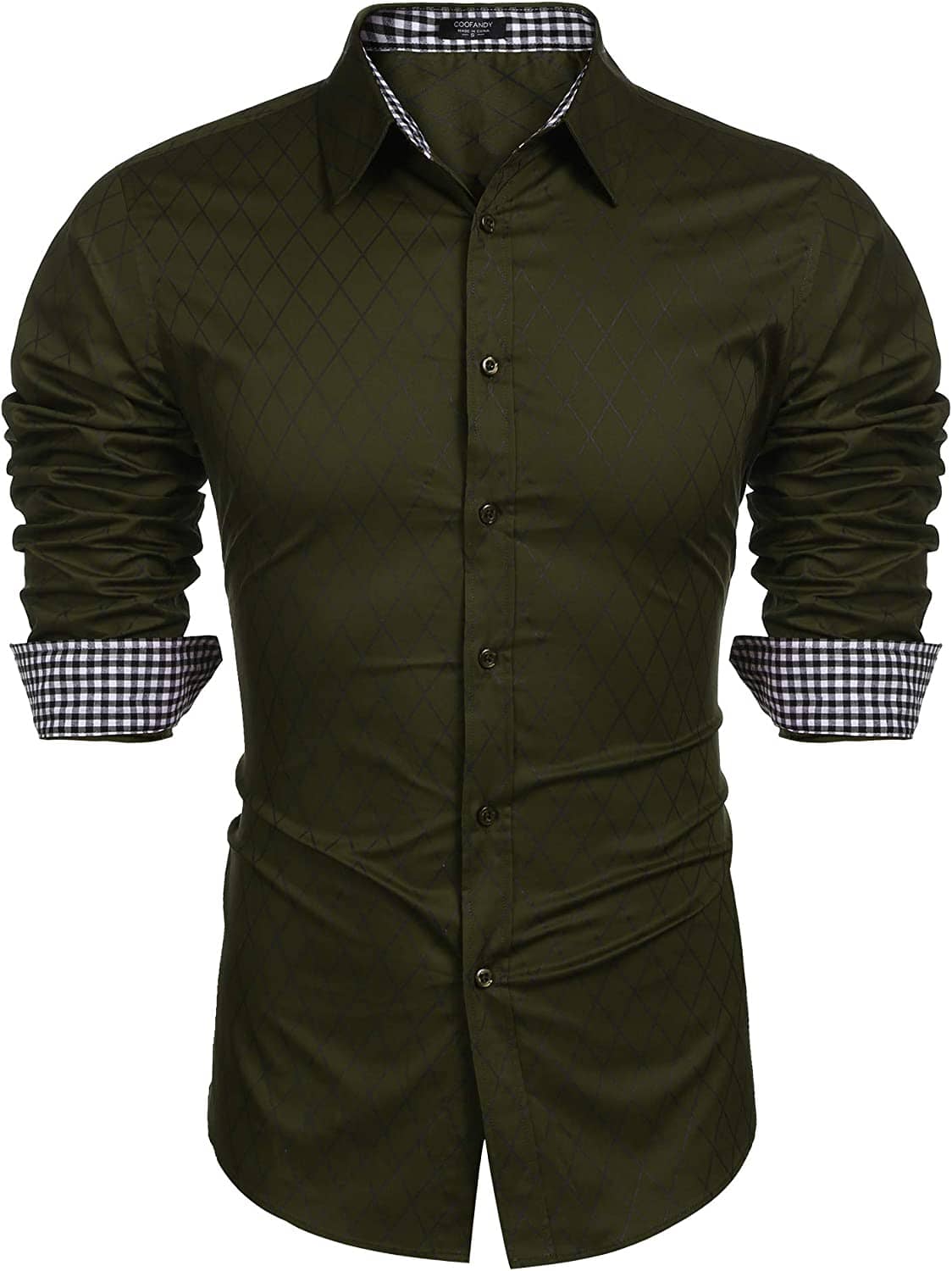 Business Lang Ärmel Slim Fit Dress Hemd