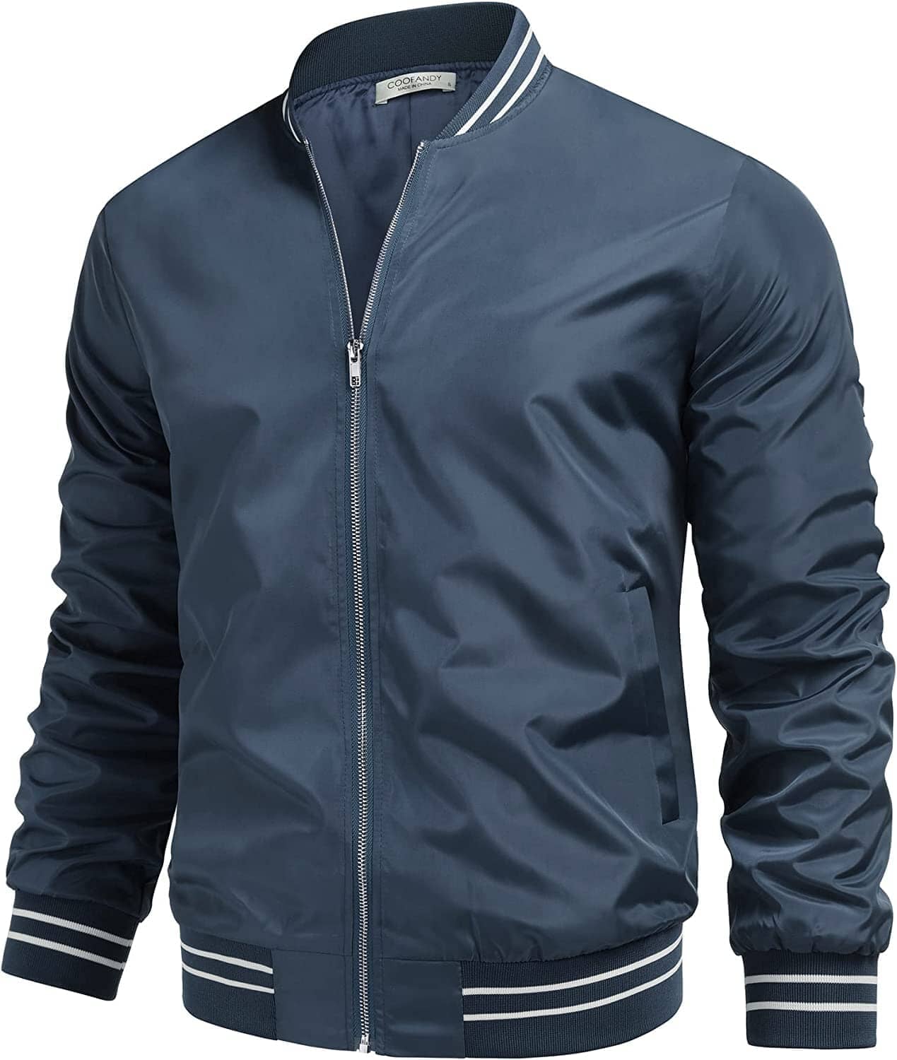 Lightweight Windbreaker Full Zip Jacke