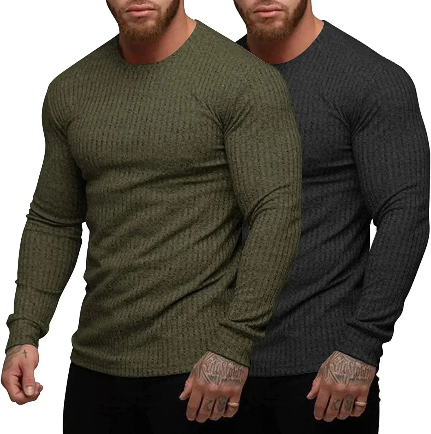 2-Pack Stretch Gym Bodybuilding T-Hemd