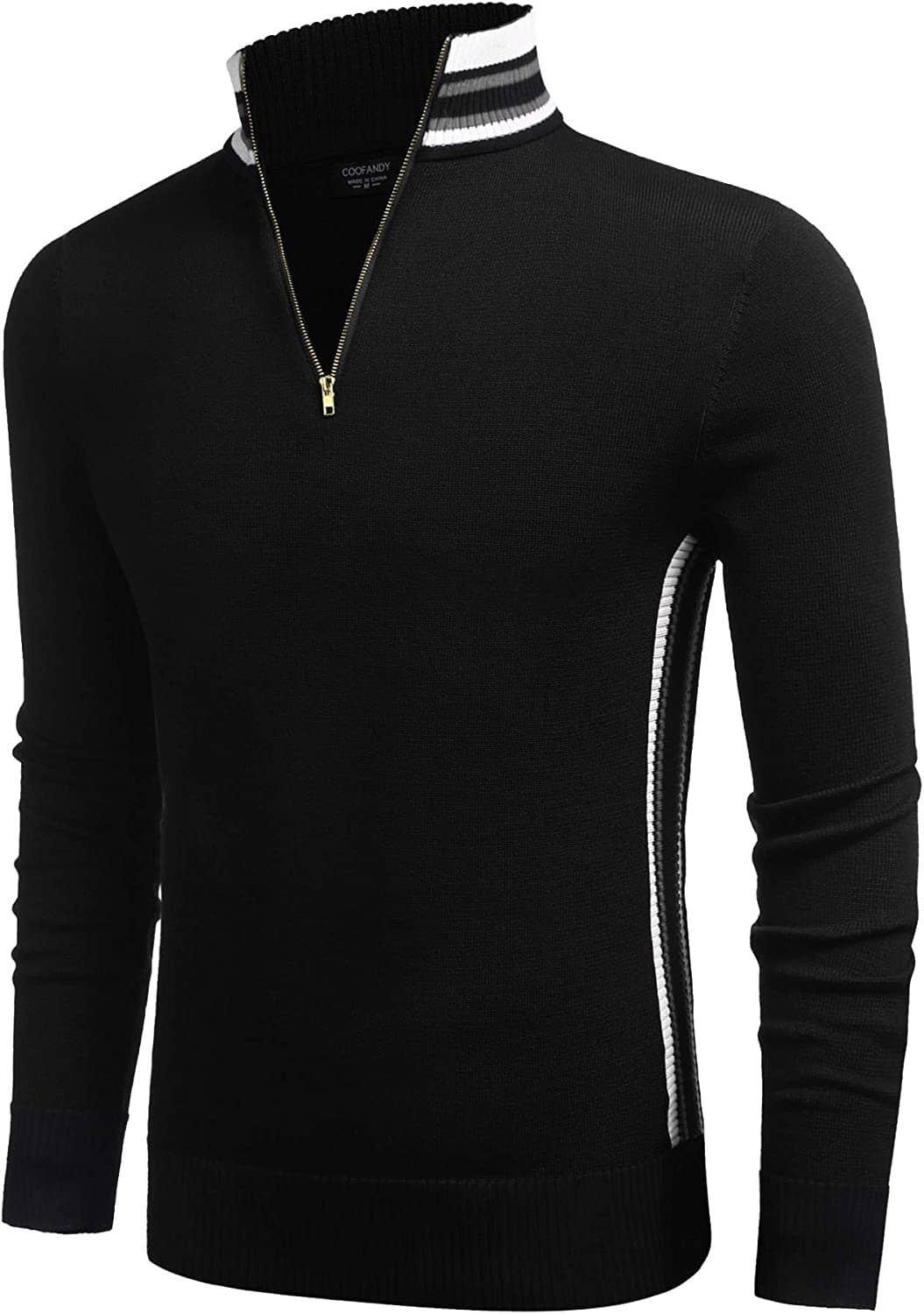 Gestreift Kragen Pullover Pullover