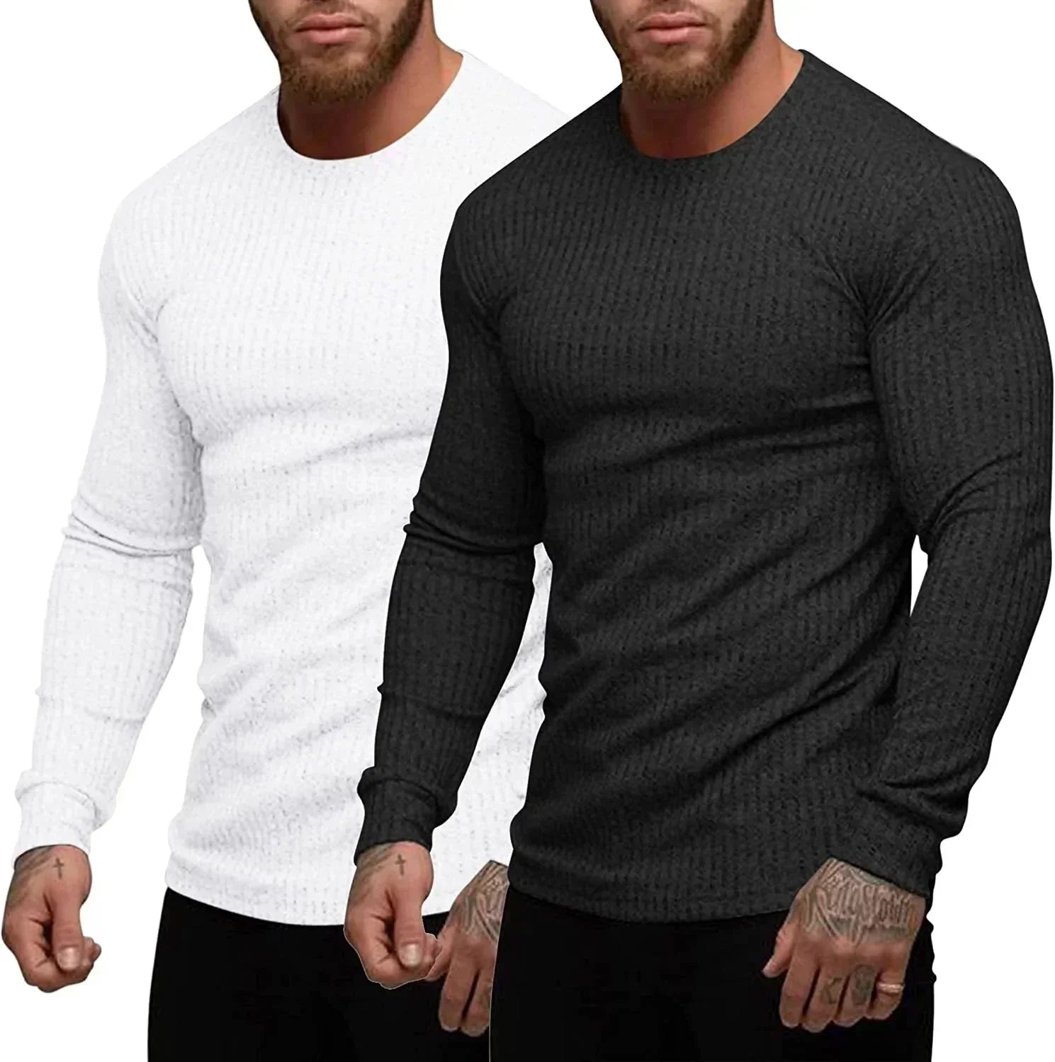 2-Pack Stretch Gym Bodybuilding T-Hemd