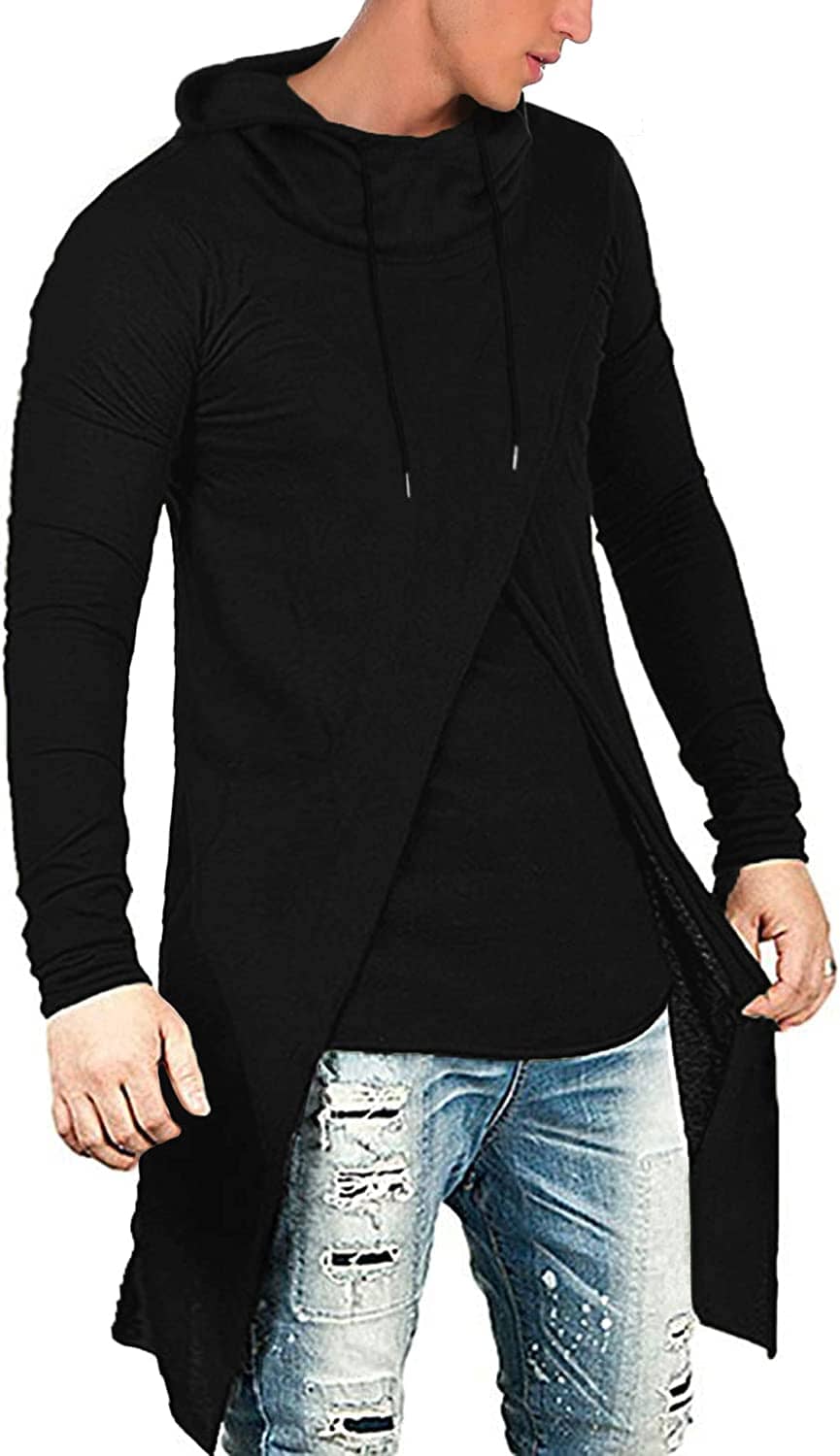 Lang Length Cloak Baumwolle Pullover Hoodie