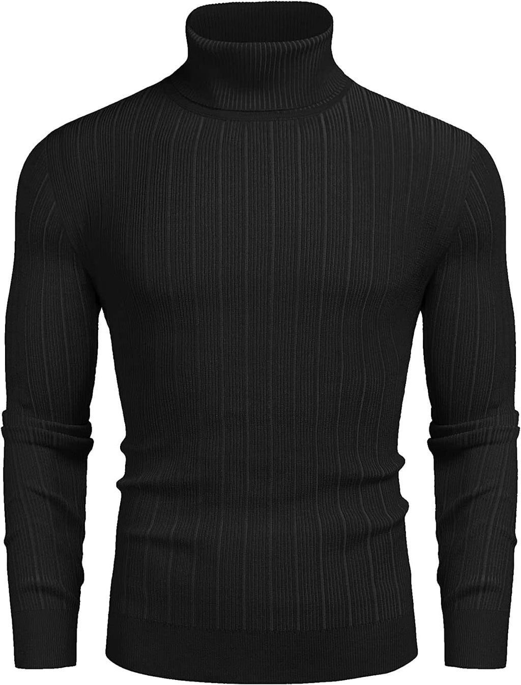 Slim Fit Strick High Neck Pullover Pullover