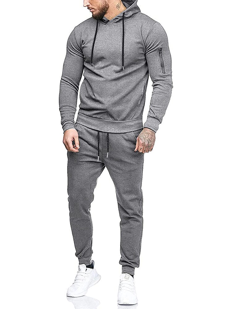 Casual 2-Teil Mit Kapuze Running Sport Anzug Sets