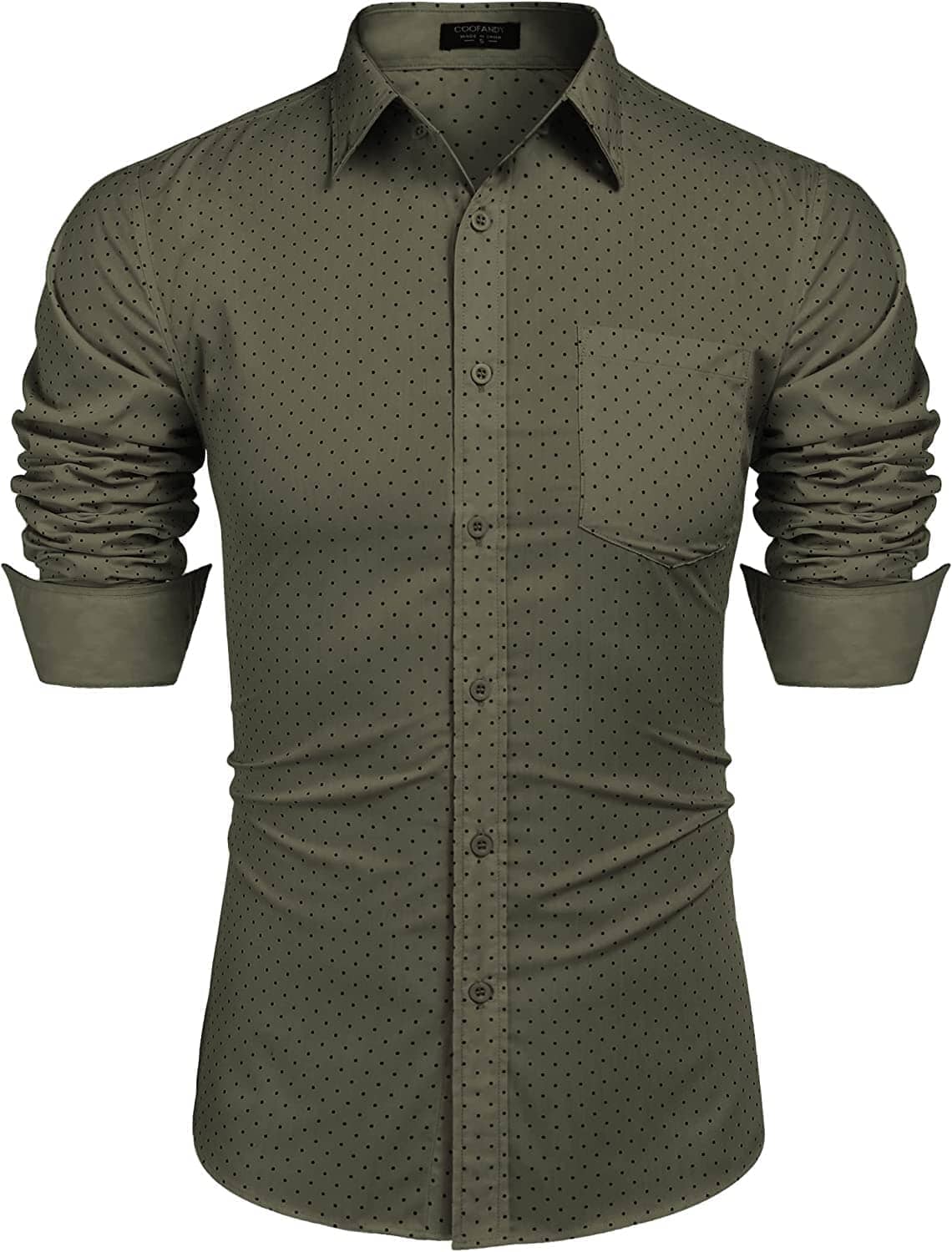 Men's Casual Lang Ärmel Hemd (US Only)