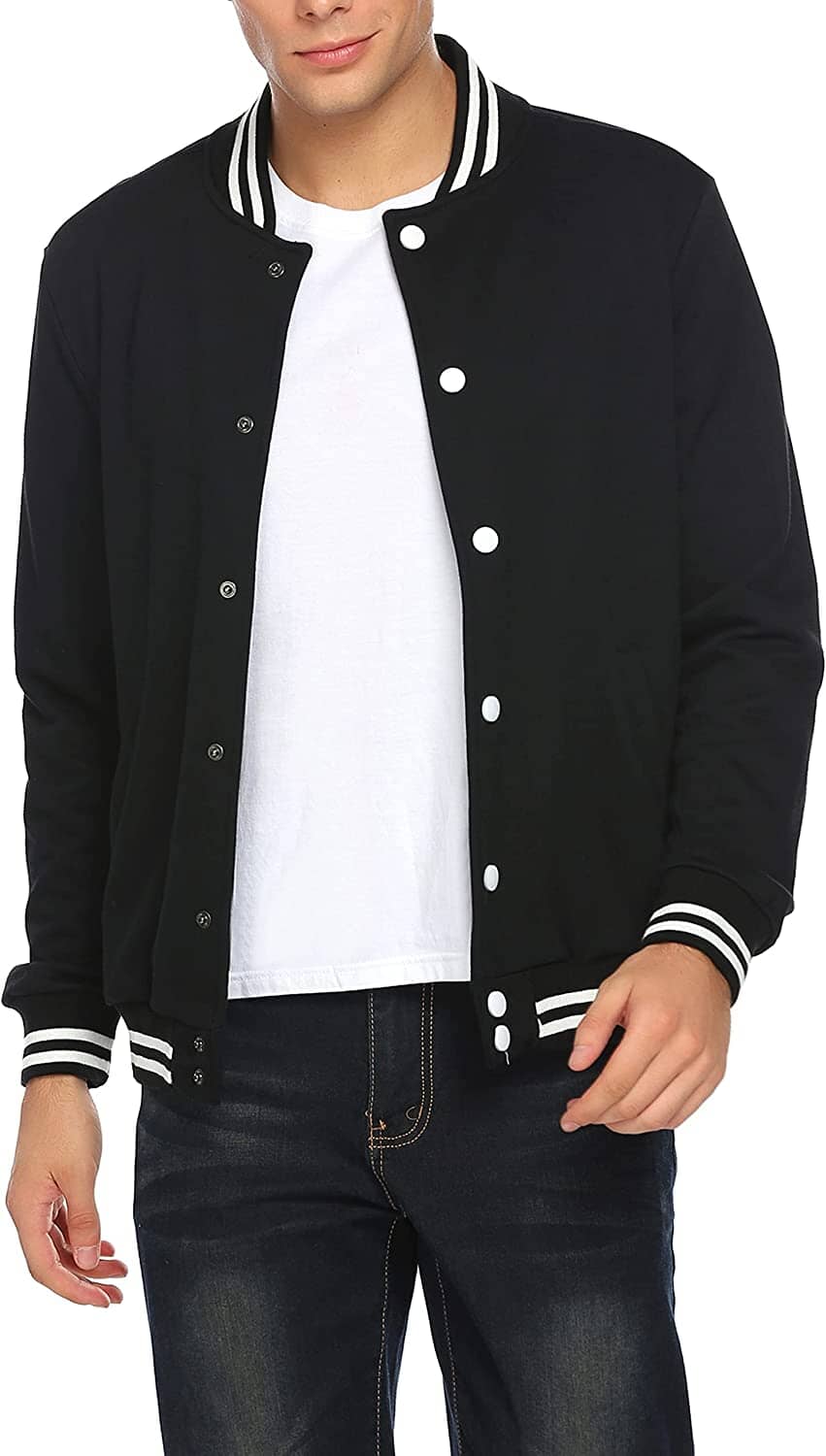 Fashion Varsity Baumwolle Bomber Jacken