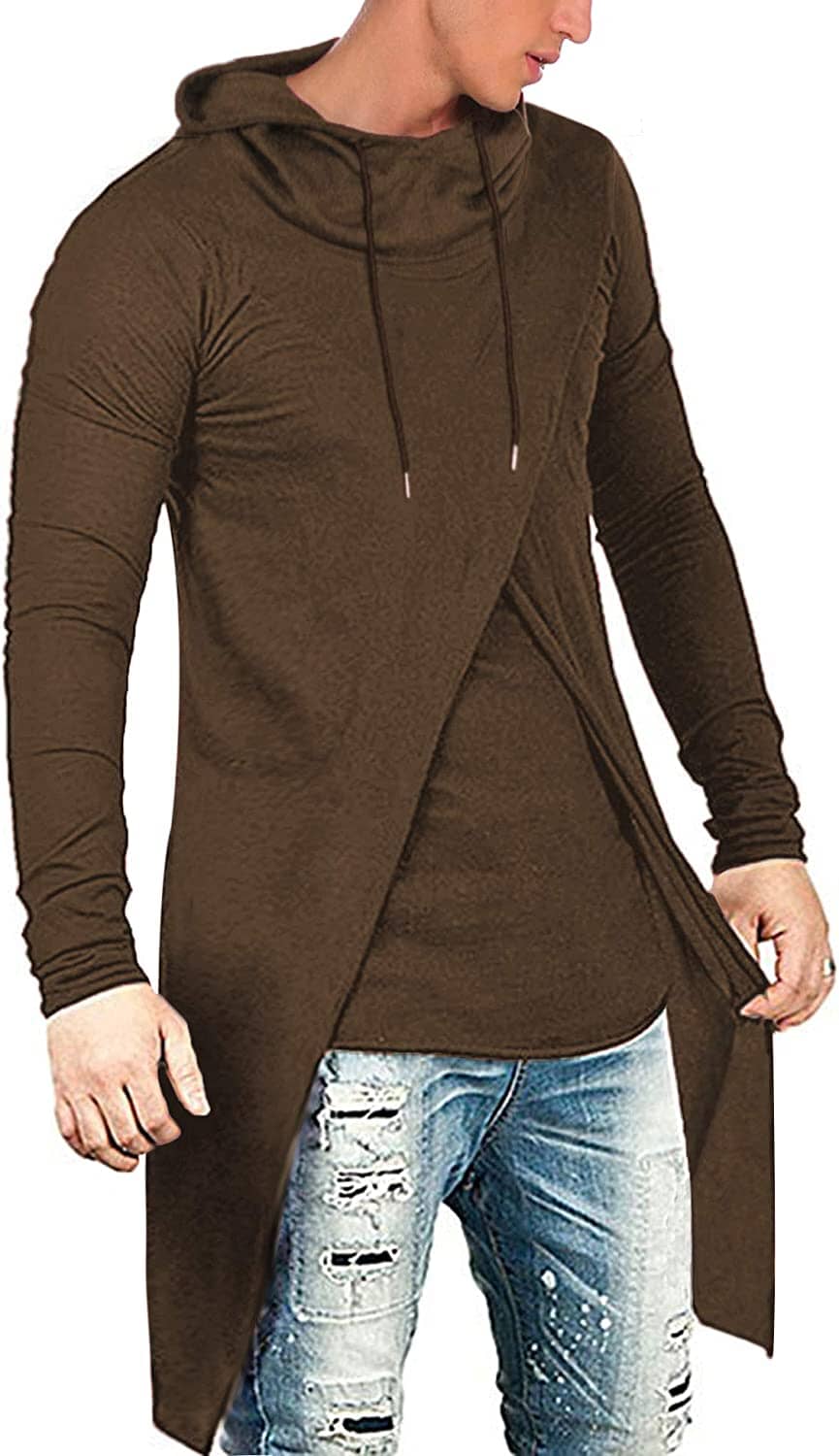 Lang Length Cloak Baumwolle Pullover Hoodie