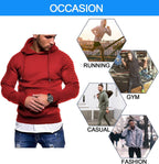 Lightweight Gym Athletisch Pullover Mit Kapuze Pullover With Pocket