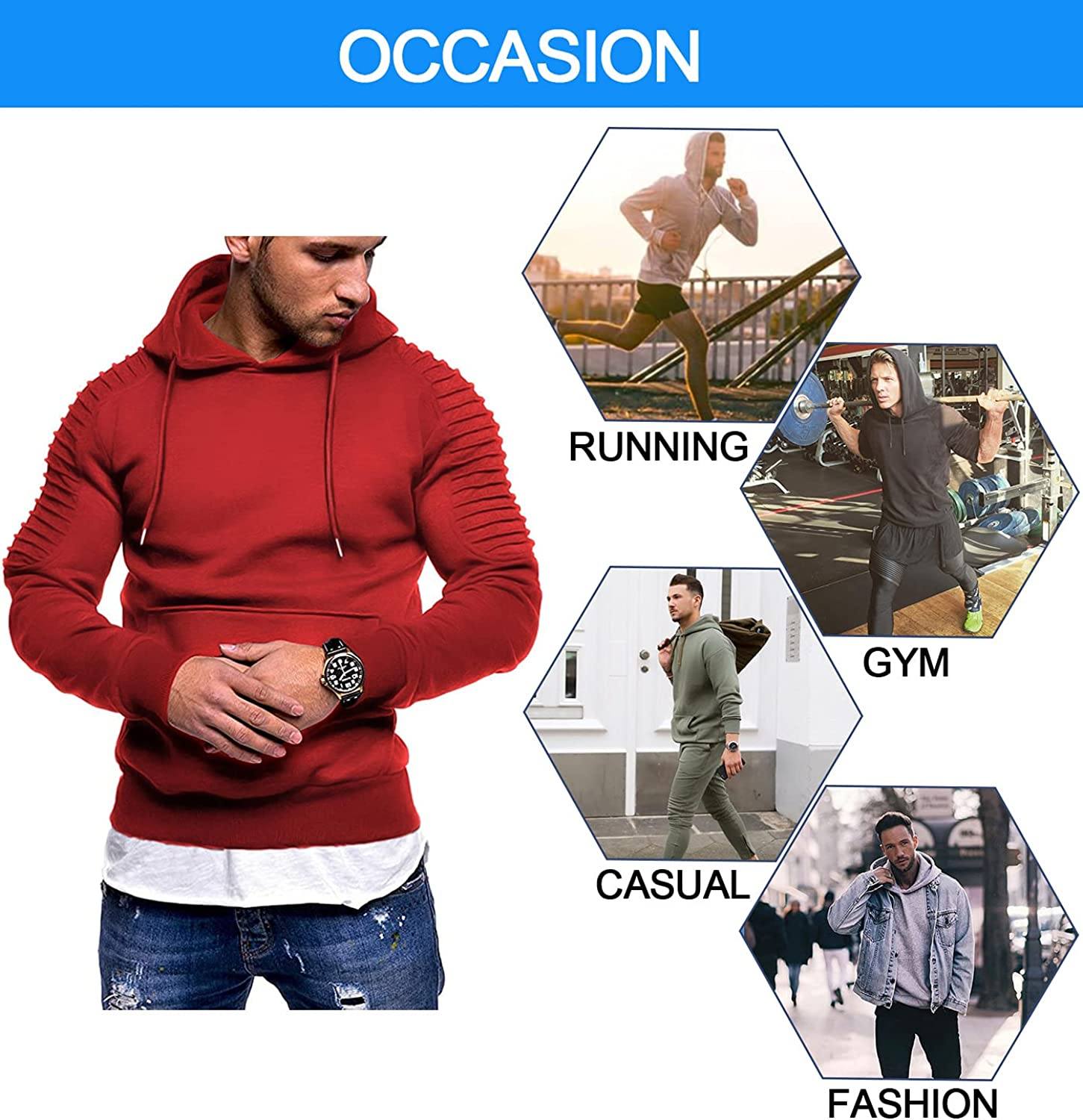Lightweight Gym Athletisch Pullover Mit Kapuze Pullover With Pocket