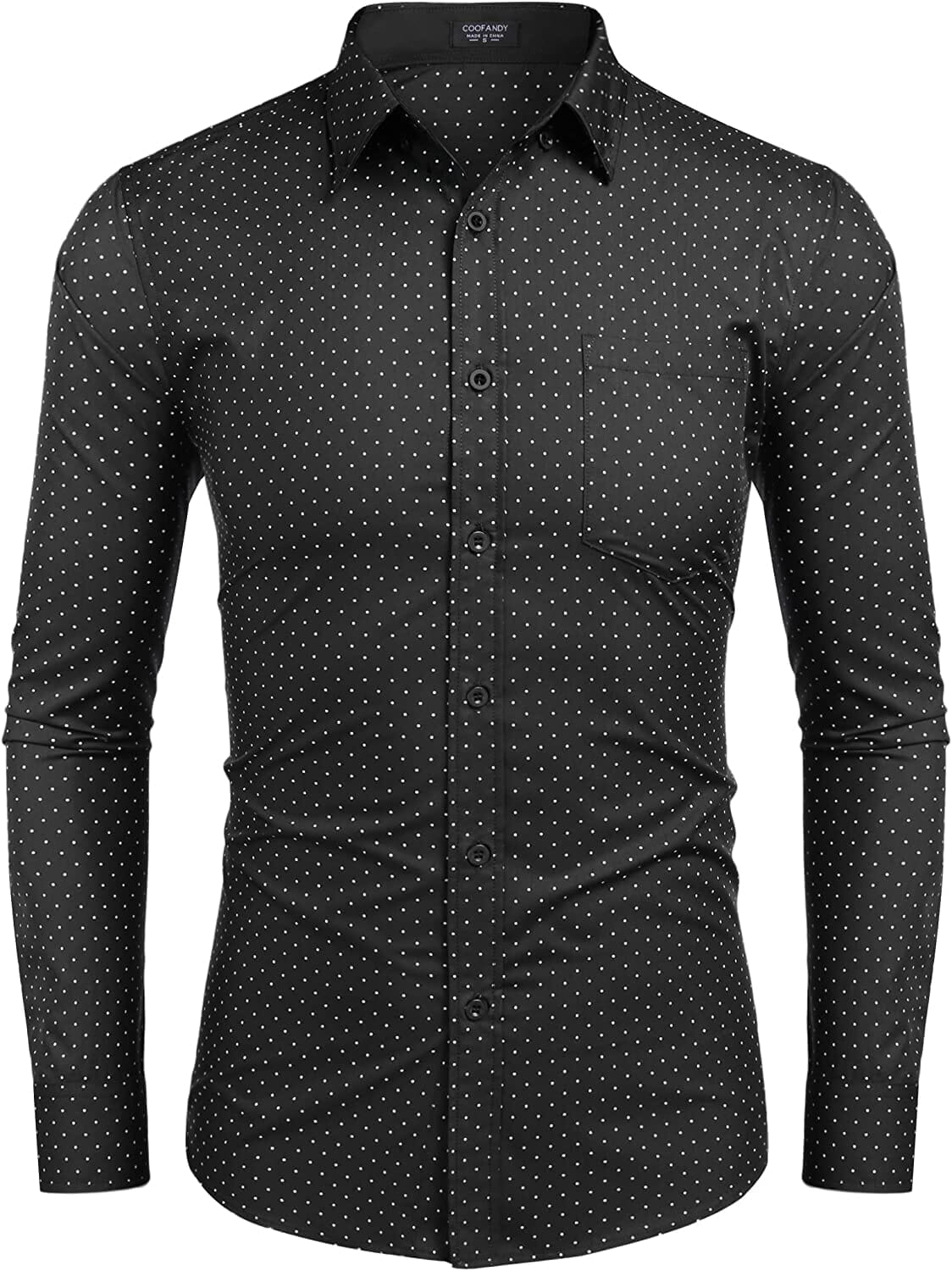 Men's Casual Lang Ärmel Hemd (US Only)