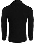 Men's Strick Rollkragen Pullover Casual Thermal Lang Ärmel Pullover