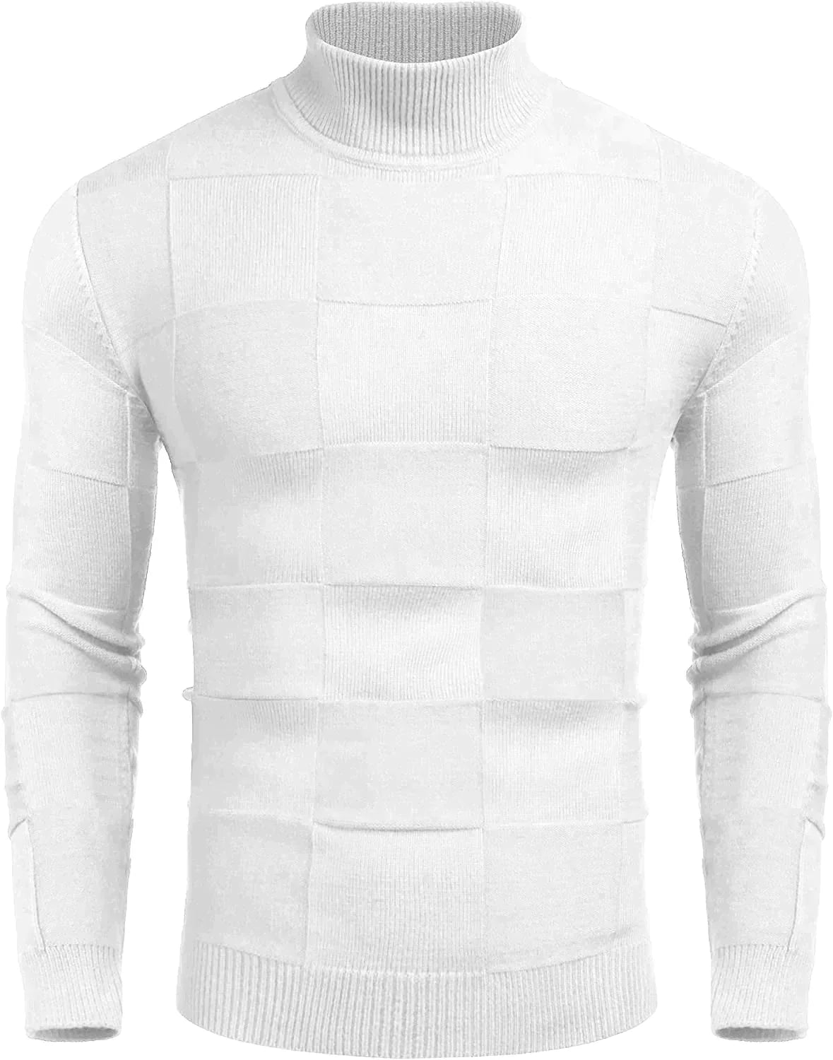 Ribbed Strick Pullover Pullover Turtneck Pullover