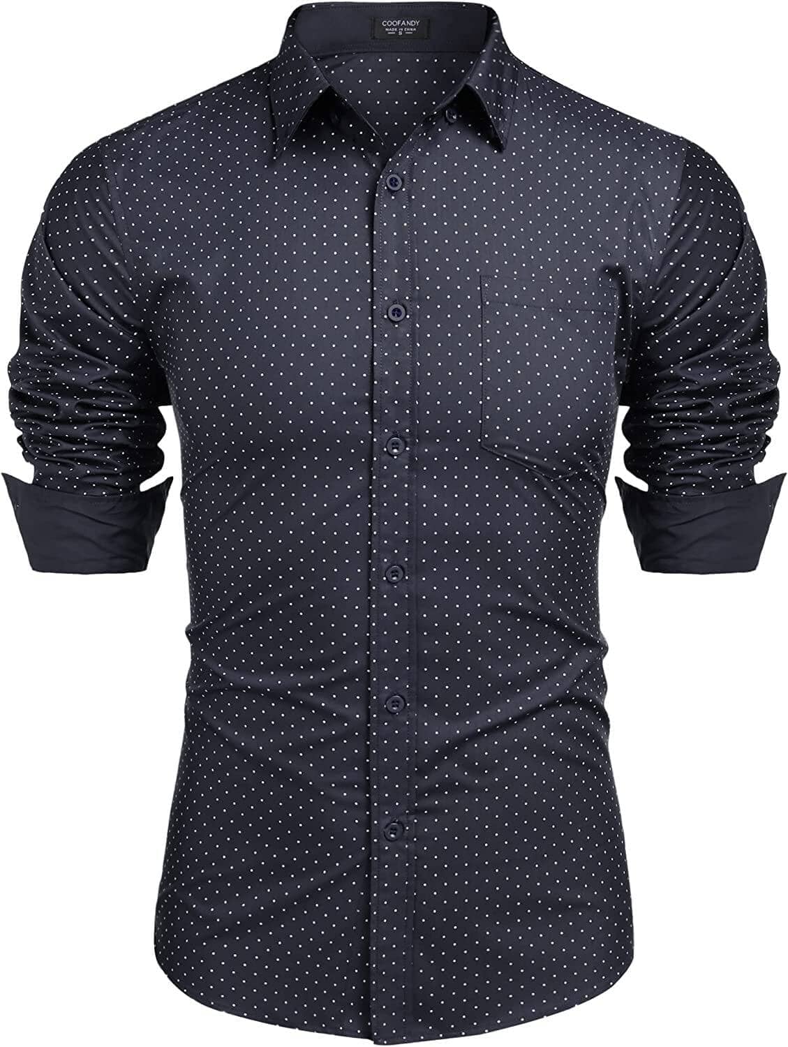 Men's Casual Lang Ärmel Hemd (US Only)