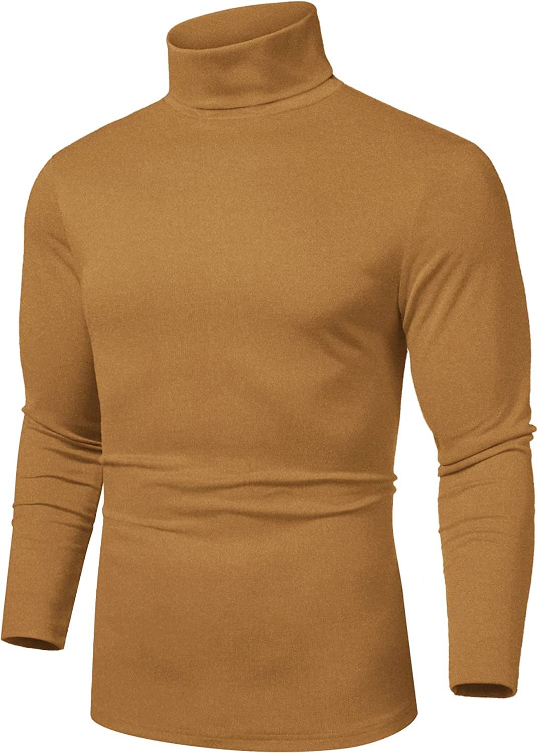 Slim Fit Basic Rollkragen Strick Pullover Pullover