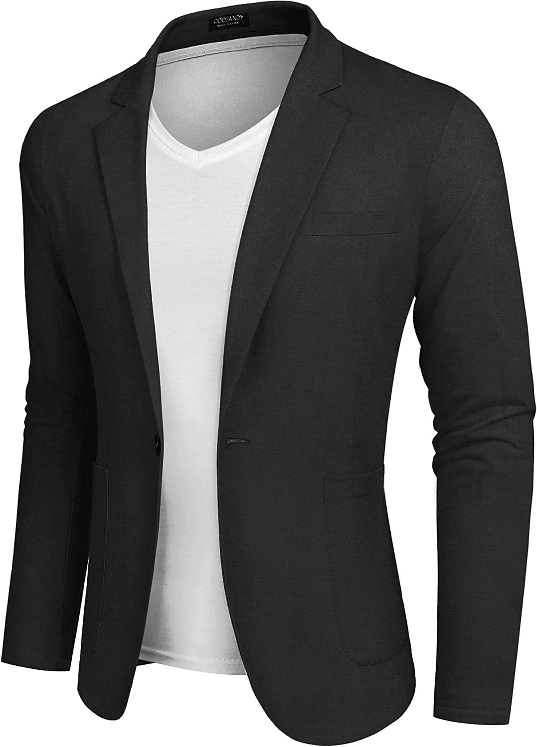 Casual Regular Fit Lightweight Leinen Blazer
