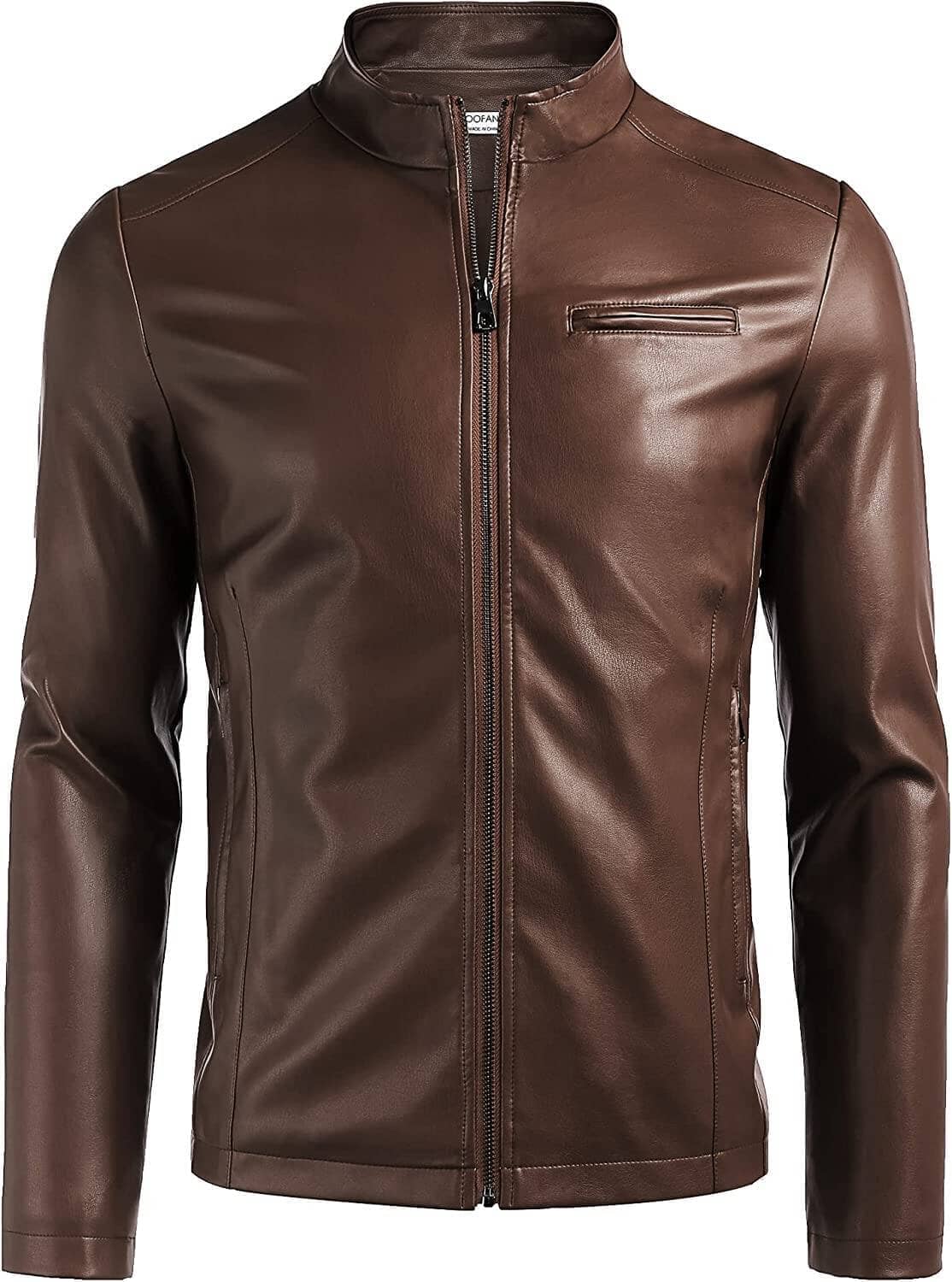 Motorcycle Leather Lightweight Jacke Mantel