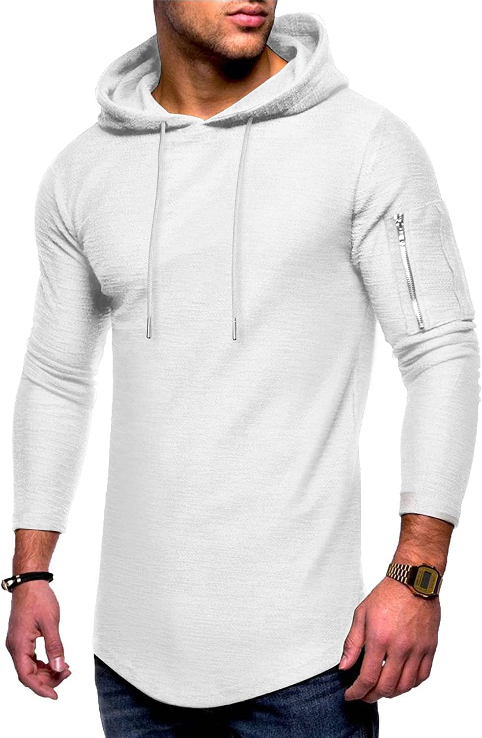 Uni Color Athletisch Hoodie