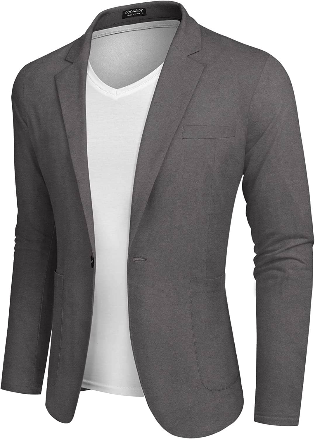 Casual Regular Fit Lightweight Leinen Blazer