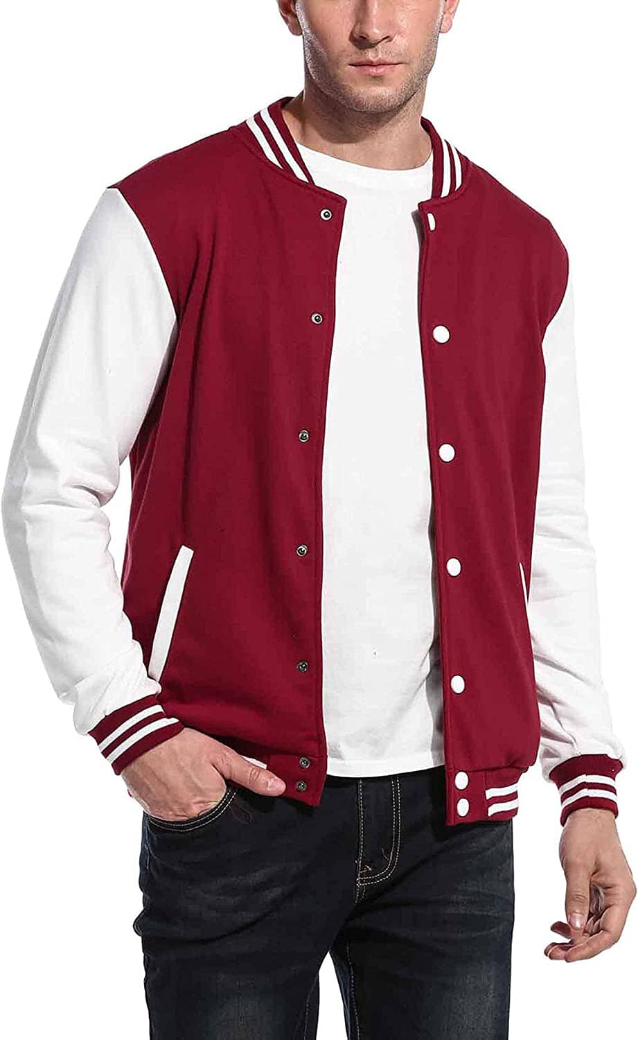 Fashion Varsity Baumwolle Bomber Jacken