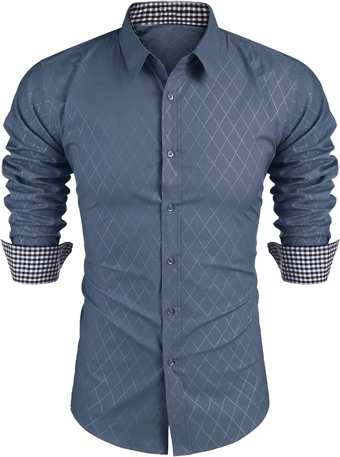 Business Lang Ärmel Slim Fit Dress Hemd