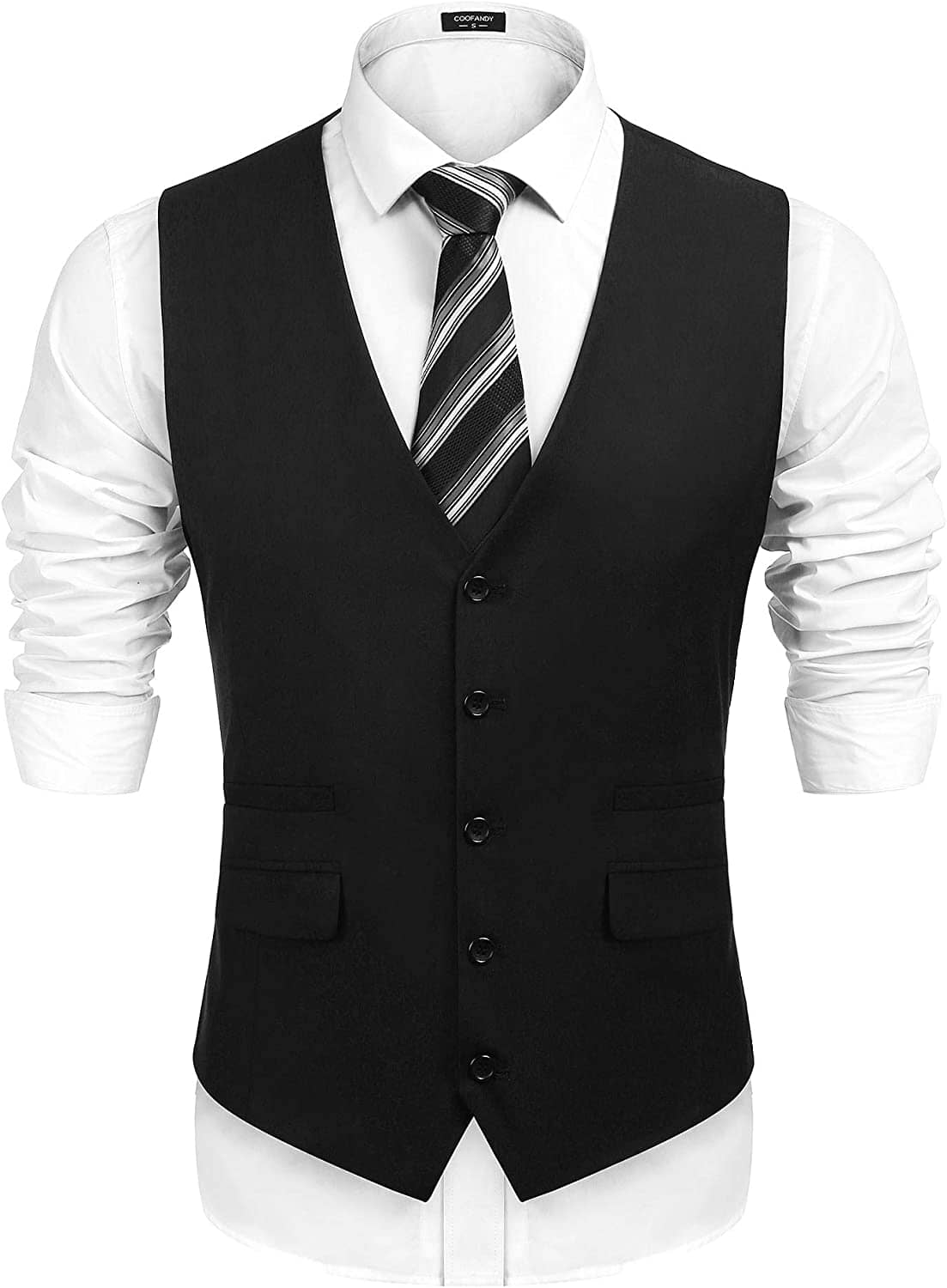 Slim Fit Business Anzug Weste