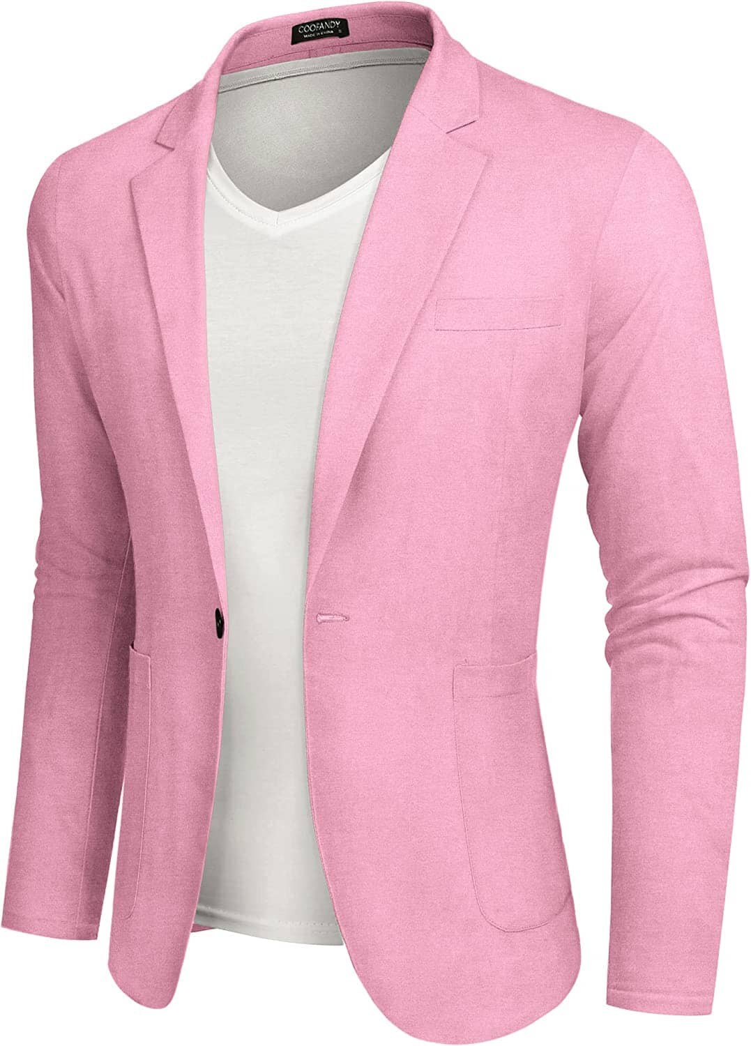 Casual Regular Fit Lightweight Leinen Blazer