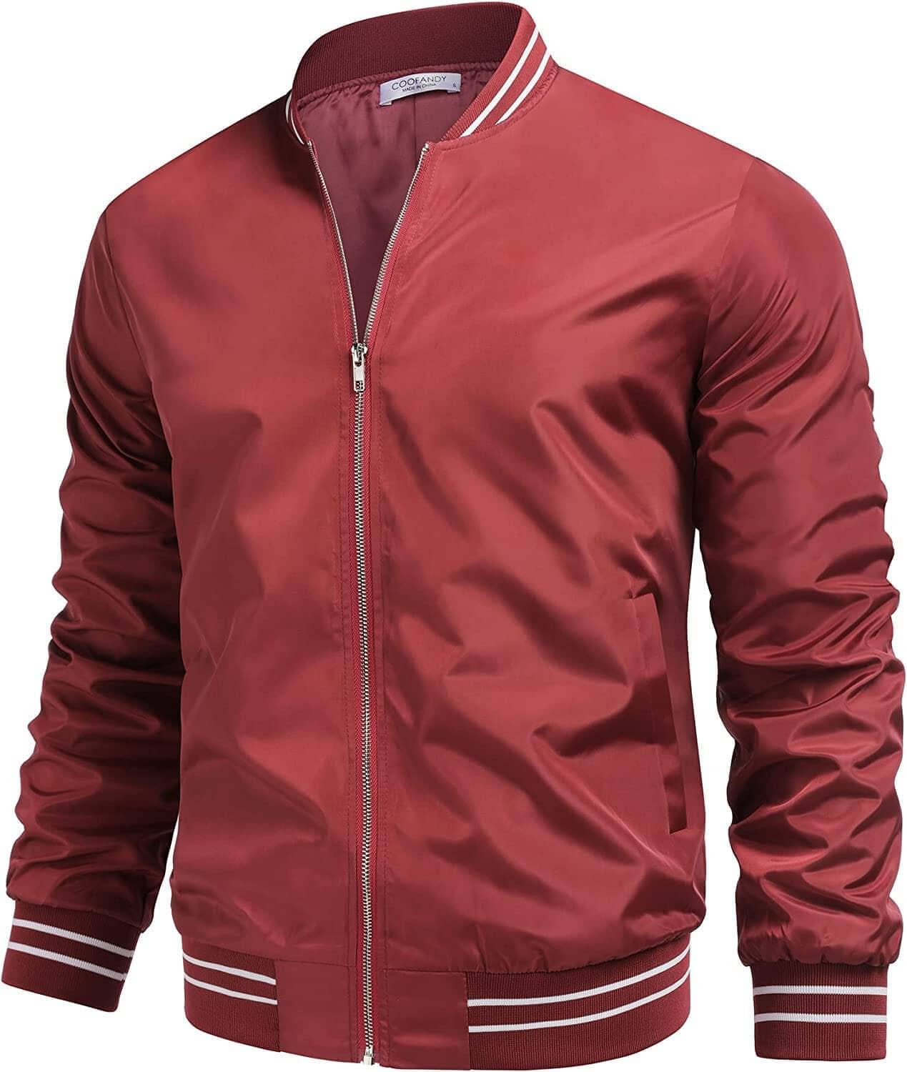 Lightweight Windbreaker Full Zip Jacke