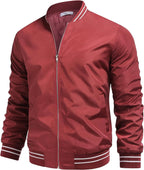 Lightweight Windbreaker Full Zip Jacke