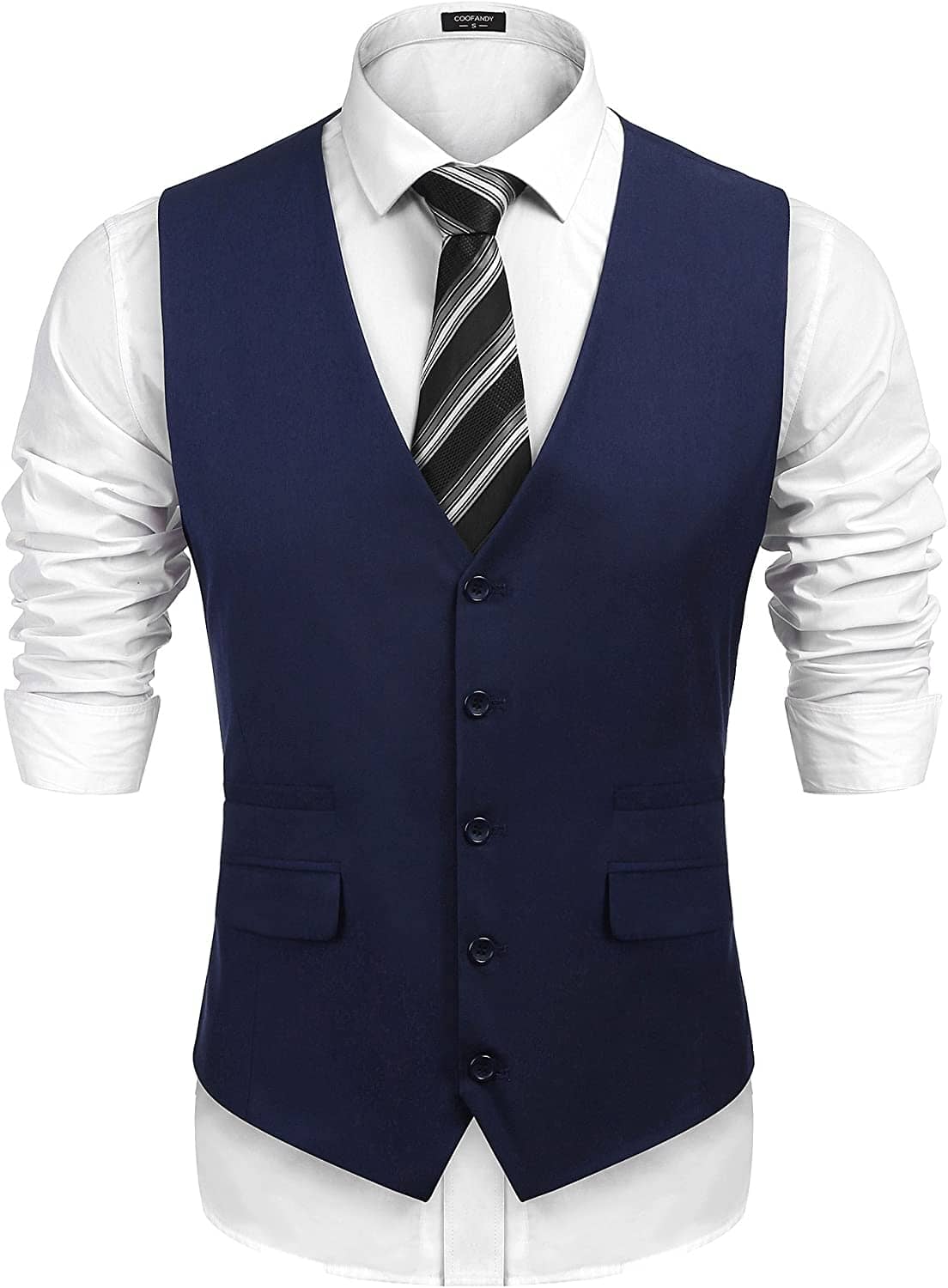 Slim Fit Business Anzug Weste