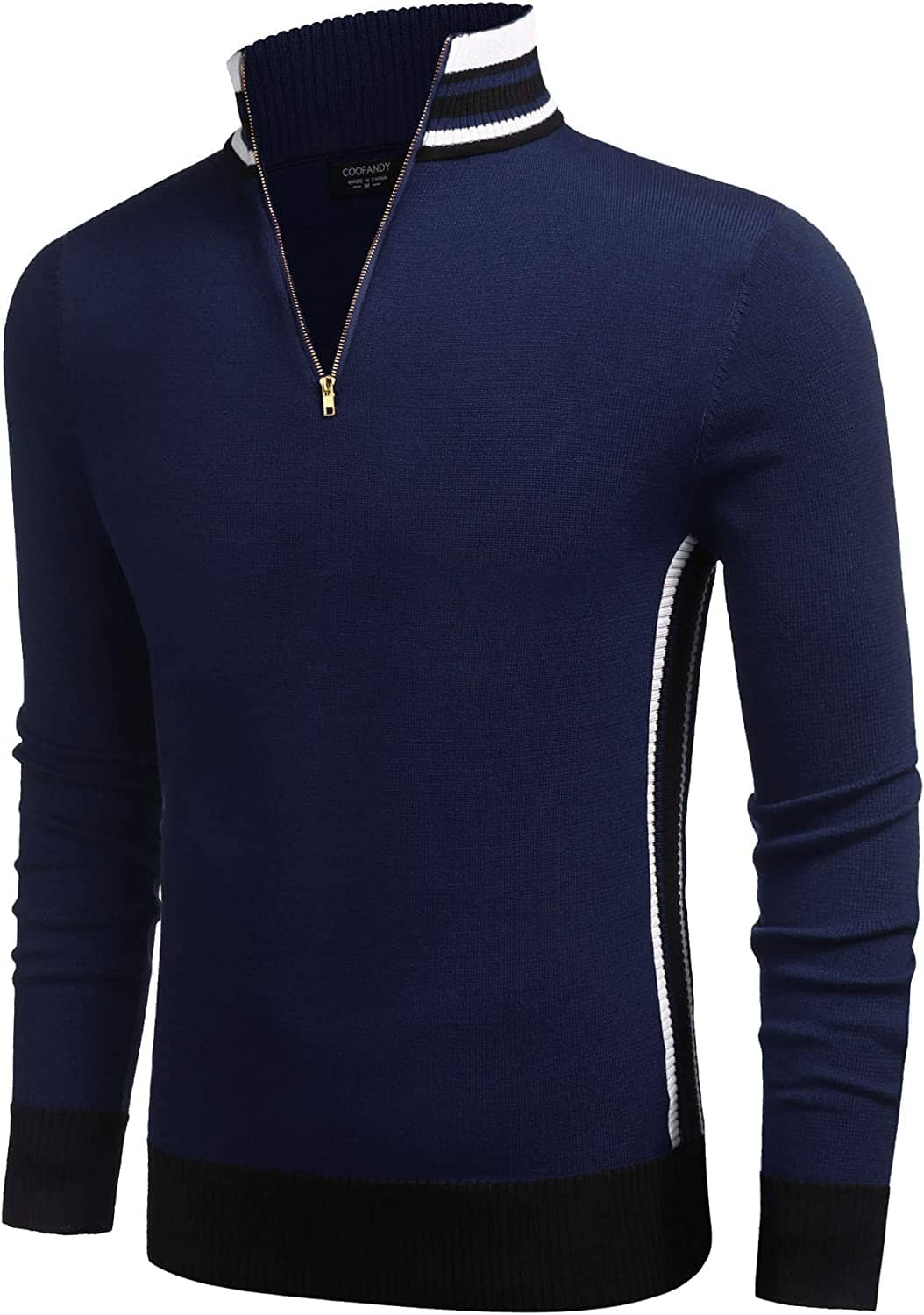 Gestreift Kragen Pullover Pullover