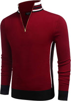 Gestreift Kragen Pullover Pullover