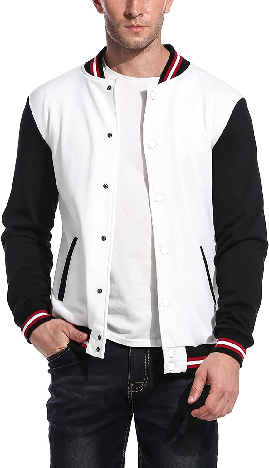 Fashion Varsity Baumwolle Bomber Jacken