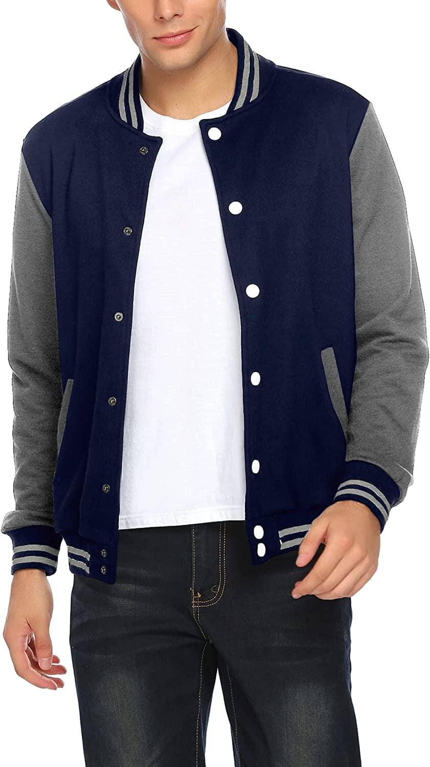 Fashion Varsity Baumwolle Bomber Jacken