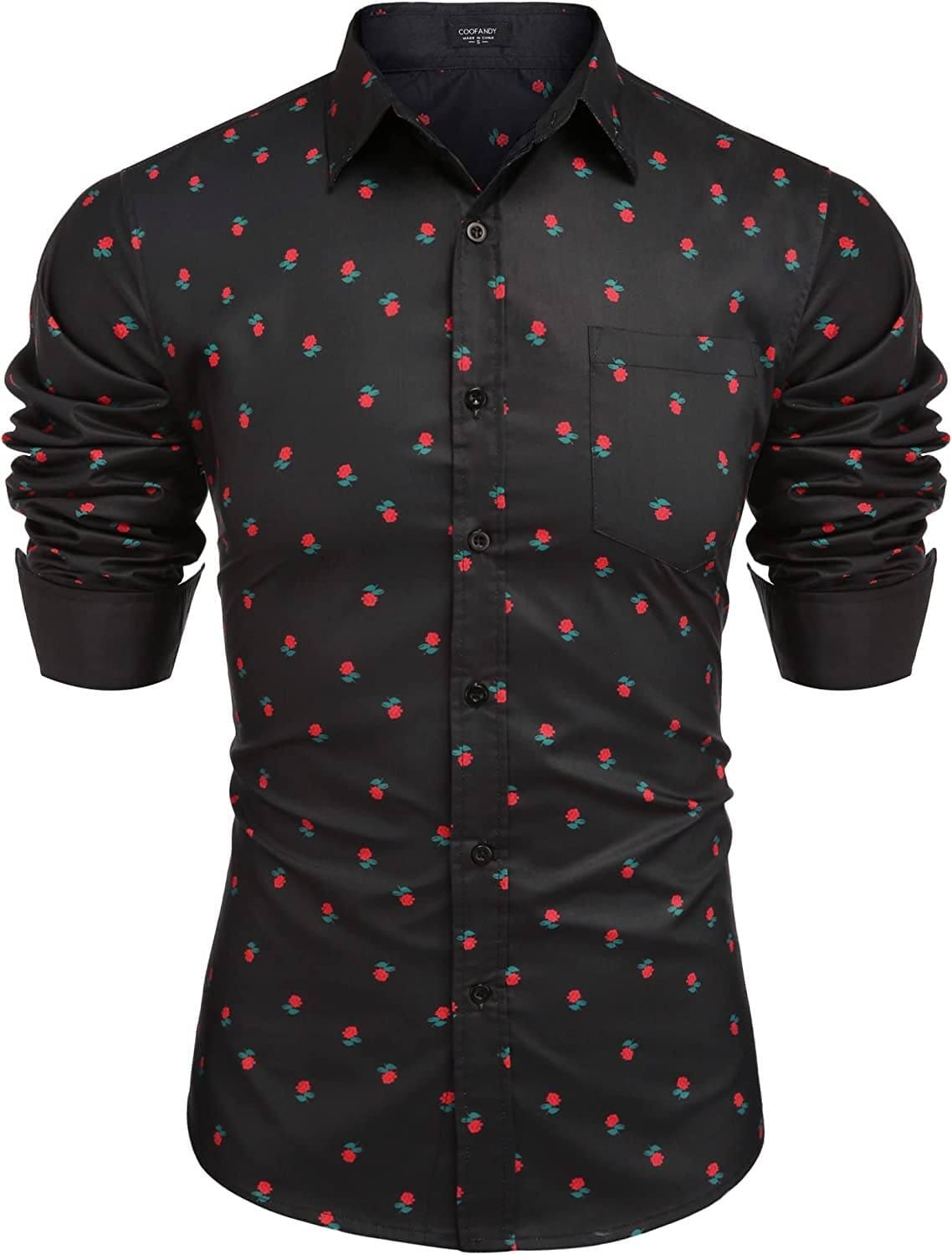 Men's Casual Lang Ärmel Hemd (US Only)