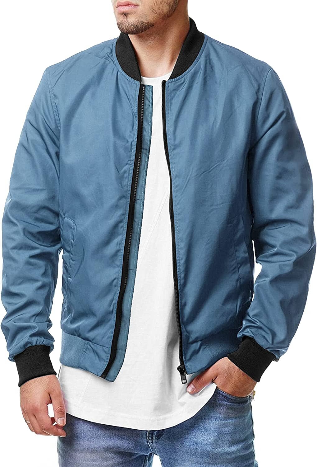 Casual Soft Shell Flight Windbreaker Mantel