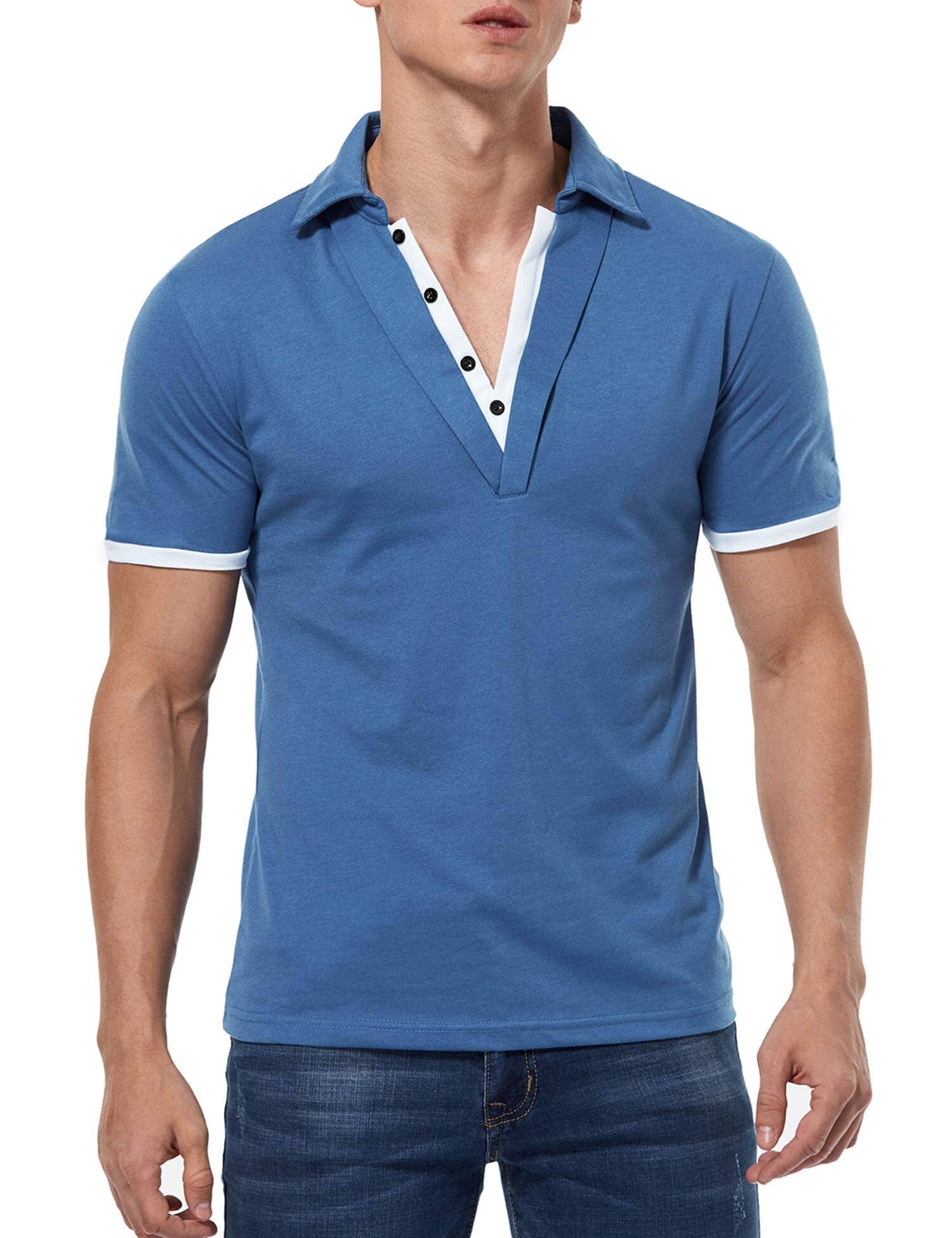 Kurz Ärmel Polo Hemden