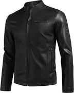 Motorcycle Leather Lightweight Jacke Mantel